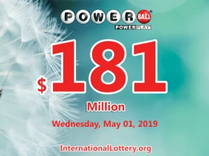 三名男子赢得了第二高的 Powerball 奖金，目前头奖金额为 1.81 亿美元。